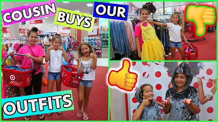 COUSIN BUYS OUR OUTFITS AT TARGET CHALLENGE "SISTER FOREVER "