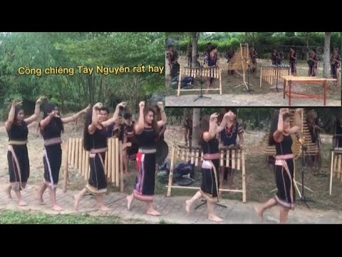 Video Lễ hội cồng chiêng Tây Nguyên phần biểu diễn đánh cồng... - youtube