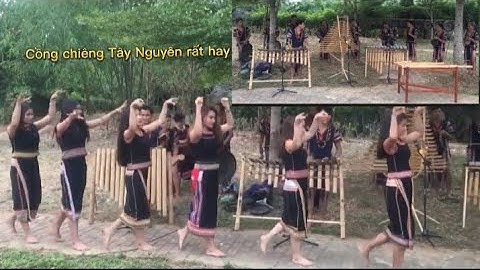 Lễ hội cồng chiêng Tây Nguyên phần biểu diễn đánh cồng chiêng và múa xoăn rất hay @iarboltv8492