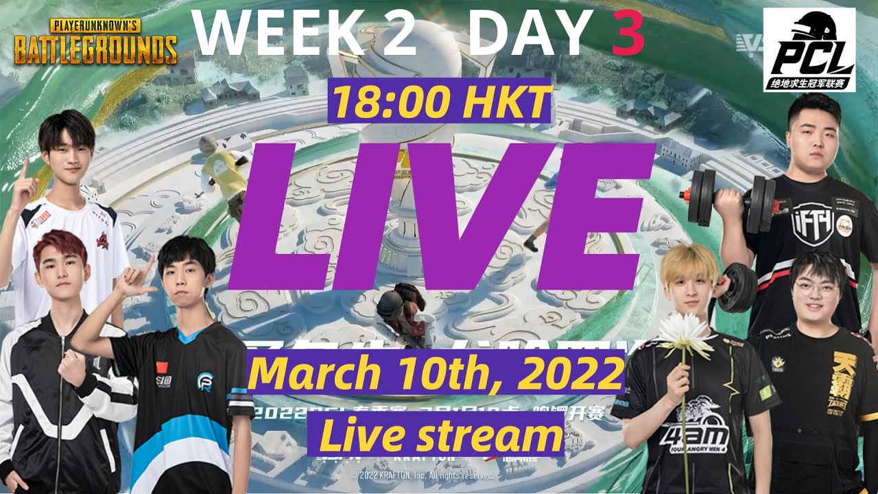 🔥LIVE 🔥 | PCL 2022 SPRING WEEK 2 DAY 3 | PUBG Esports
