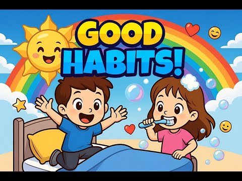 “Subah Utho Brush Karo – Kids Morning Routine Cartoon | Hindi Rhymes for Children”#hindirhymes