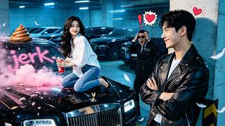 She Vandalized the CEO’s Luxury Car! Everyone Expected Her Doom—But He Decided to Marry Her!