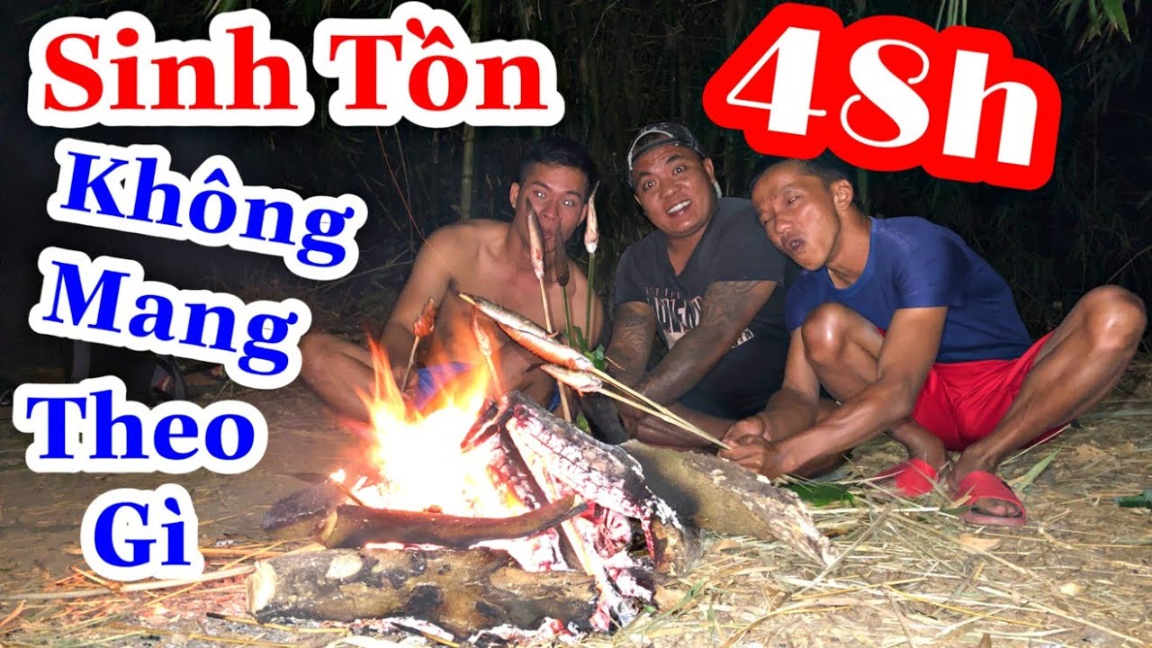 TXVL - team Thánh Xàm lần đầu chơi lớn Thử Thách Sinh Tồn 48h không mang theo gì