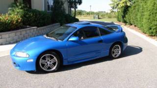 1997 Mitsubishi Eclipse GST blue - FOR SALE