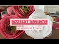 РАНУНКУЛЮС из вафельной бумаги| Вафельные цветы🌷 🌸💕