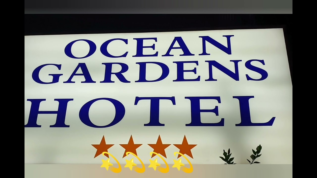 Small tour outside and inside the Ocean Gardens Hotel 