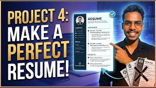 “Resume Website using HTML 📄 | Project 4 🔥 | Create CV in HTML (No CSS) | codelife100x”
