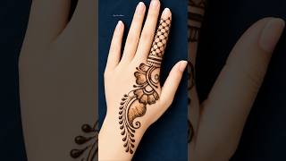 Easy Mehndi Design Hack! 😍 #shorts #mehndi #mehndidesign