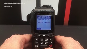 How to reset the MMSI number on the Standard Horizon HX890.
