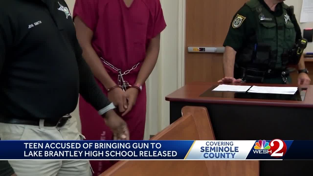 Central Florida student accused of bringing gun to school released from ...