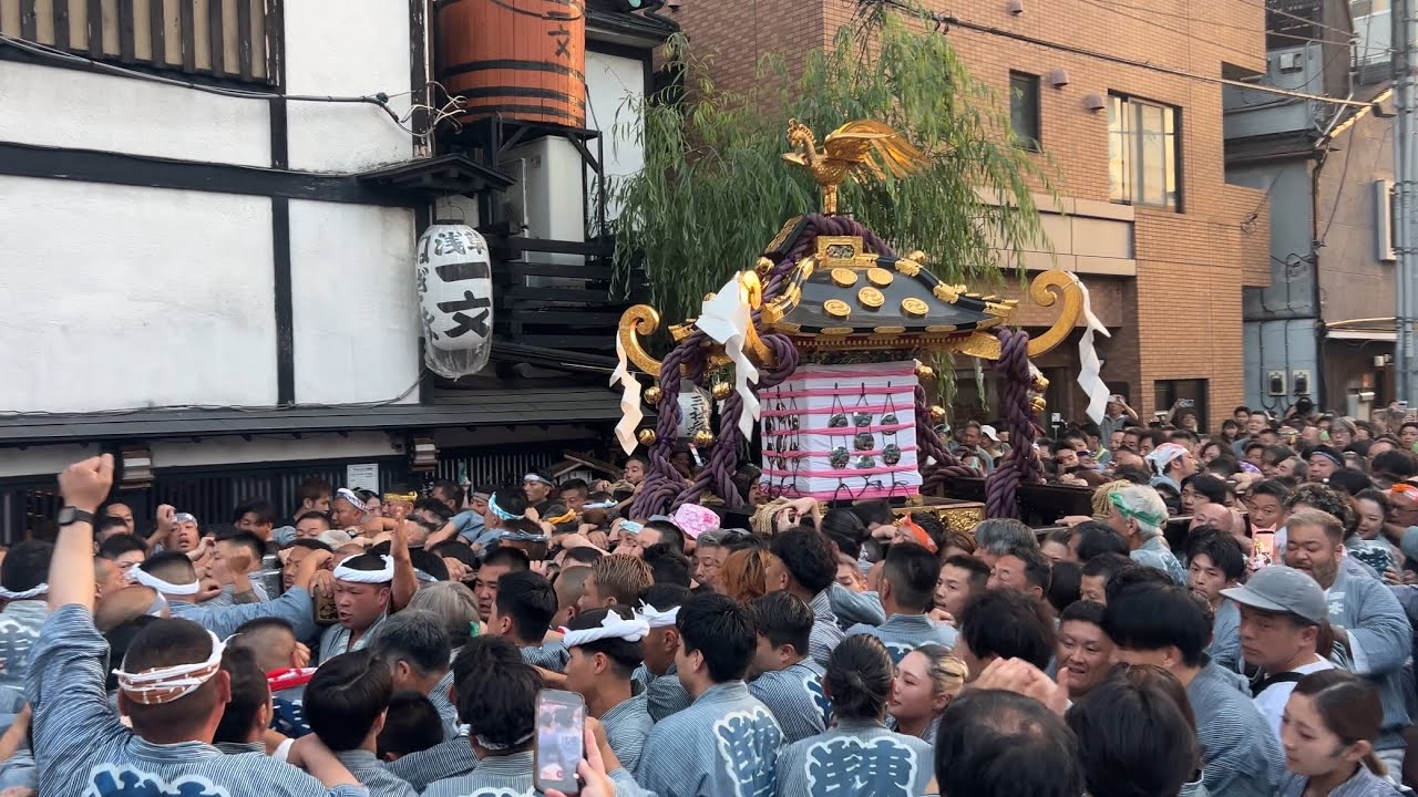 これぞ浅三東の本社渡御！極狭路地をゆく一之宮！】令和8年（2026）三