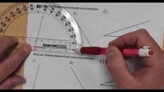 How to use a protractor