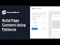 Build a Page Using Patterns in GenerateBlocks