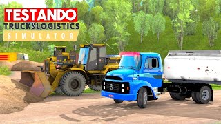 TESTANDO o Truck & Logistcis Simulator Para Celular Android e Ios screenshot 4