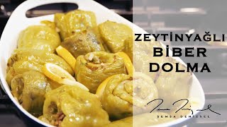 Zeytinyağlı Biber Dolma | Şemsa Denizsel