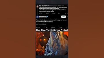 That Time When The DICTIONARY Set Trash On Fire