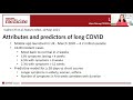 Clinical and Neurocognitive Aspects of Long Haul COVID – Stanford DOM Grand Rounds – 7 April 2021