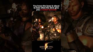 the devs give you this weapon at the end of the game #residentevil