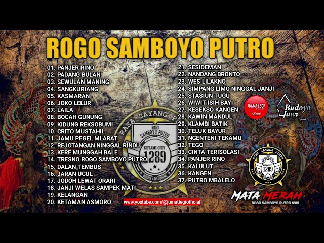 Nonstop Full Album Gending Jaranan Rogo Samboyo Putro | Rijiknya Jaranan Indonesia | Rogo Lo Iki class=