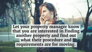 Advice for Moving Within the Same Apartment Complex
