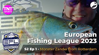 🏆 European Fishing League 2023 - EFL S2 Ep1 - Monster Zander from Rotterdam | EFL | Predator Fishing