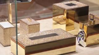 Swarovski bathroom accessories sets - Windisch Aksesuar Design