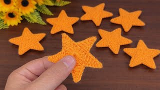 Crochet Star Tutorial for Beginners ⭐ Simple &amp; Easy