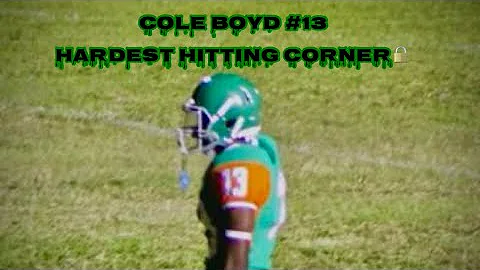 Cole Boyd || Senior Year Highlights || Lockdown DB