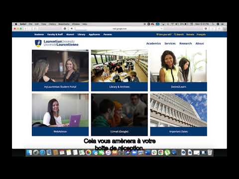 Laurentian University Email Account Access / Accès au compte courriel de l’Université Laurentienne