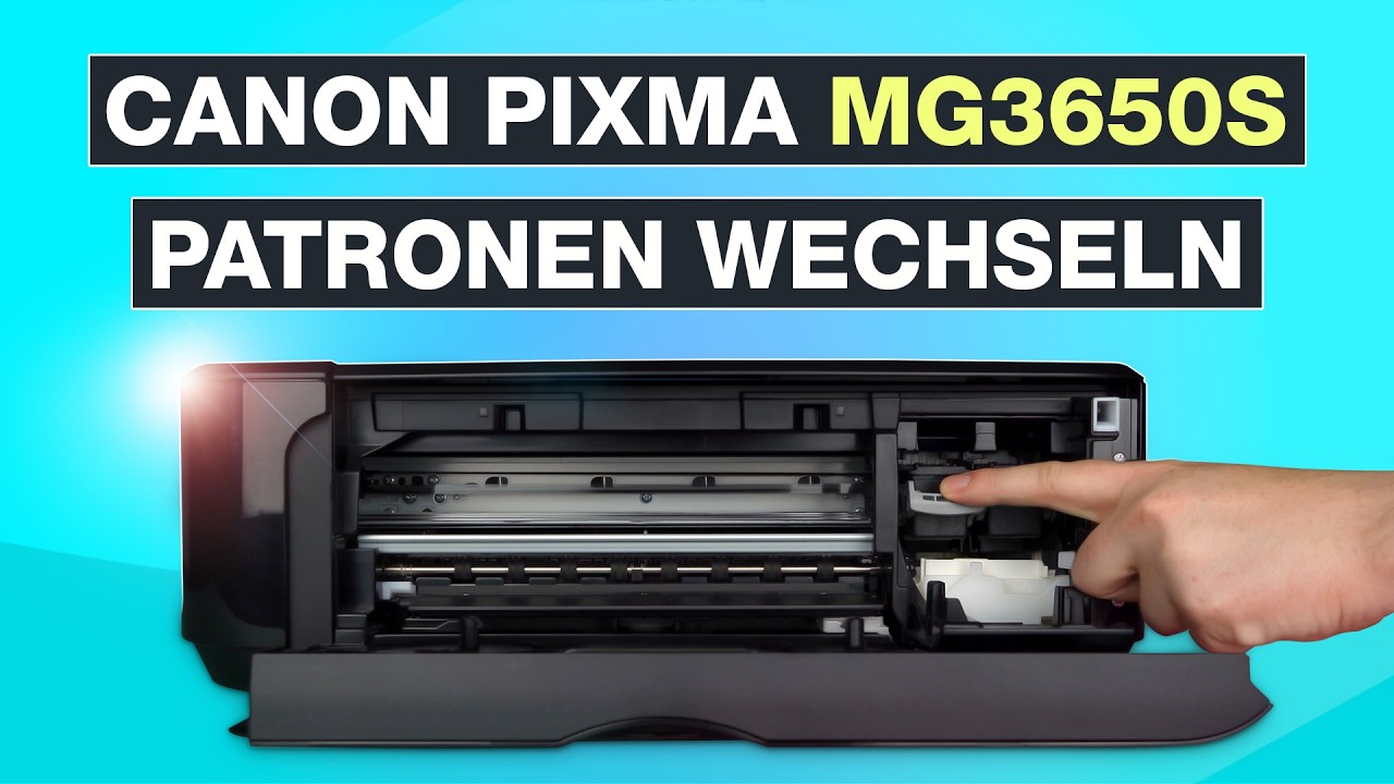 Canon Pixma Mg 3650 Patronen Wechseln Canon Pixma MG3650s Patronen wechseln – So klappt’s - YouTube