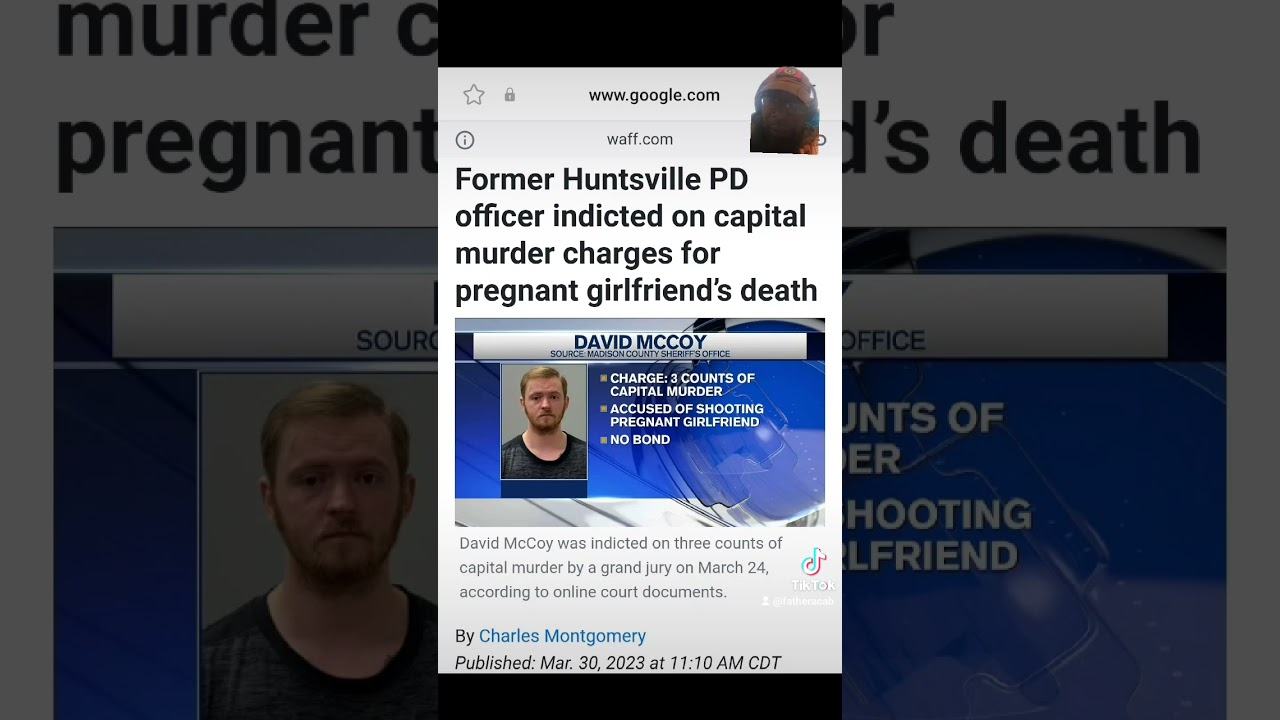 ⁣Former Cop indicted for fatally shooting pregnant girlfriend. #huntsvillealabama #alabama