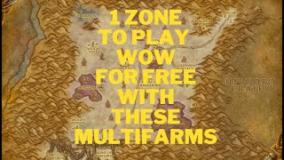 Need a wow token? 5 gold farms in 1 zone to reach that goal in wow retail