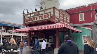 Boudin Bakery Tour  Disney California Adventure 4K