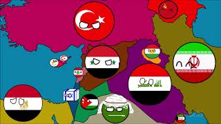 History Of Syria And Iraq (1900-2020) Countryballs