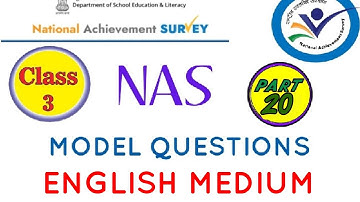 NAS/SEAS exam class 3|Previous year|Model question paper|NAS 2024 Part 20|solved|English Medium|PRSS
