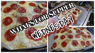 WHAT'S FOR SUPPER WEDNESDAY | BREAD AND BUTTER PIZZA