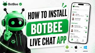 BotBee लाइव चैट ऐप इंस्टॉल कैसे करें | WhatsApp, Instagram और बहुत कुछ एक ही ऐप में मैनेज करें! 🔥... screenshot 3