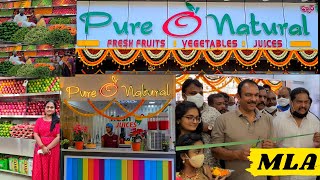 Pure o natural new store opening / kharmanghat new store/ Shop tour video/Janu with ramani