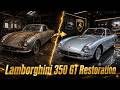 ASMR Lamborghini 350 GT Restoration: From Rusted Wreck to Brand-New Beauty