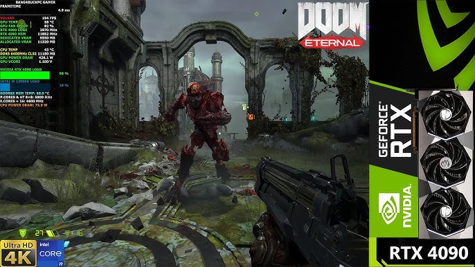 GeForce RTX 4090 game performance estimates leave RTX 3090 and RX 6900 XT  in the dust as Doom Eternal prediction hits 400 FPS at 4K ultra -   News