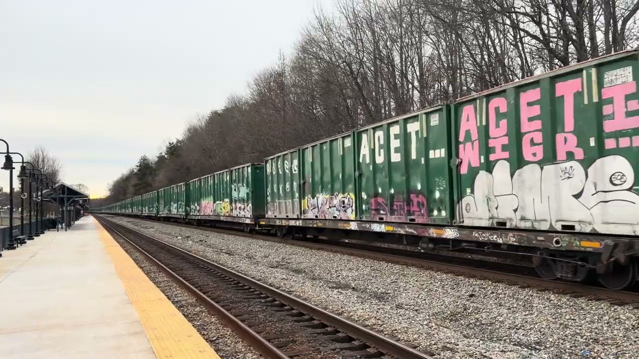 Train Meet at Lorton! CSX M418 meets Amtrak P041 on 1/16/26 w/Awesome Hornshows from Both Trains!