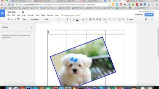 Tools and Insert Tool Bars in Google Docs