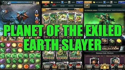 Legendary Game Of Heroes: Planet Of The Exiled Event Gameplay/Team Testing (Earth Slayer)
