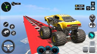 Monster Truck Mega Ramp Stunt | Monster Car Games: Extreme Racing | Android Gameplay screenshot 1