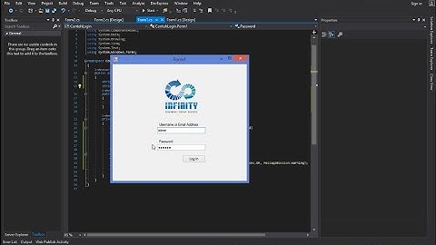 #3.  Tutorial Winform C# - Membuat Form Login Menggunakan Database SQL Server