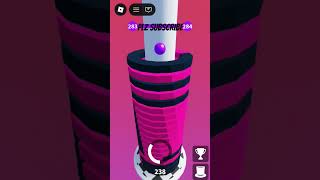 How to play stack ball with tips and full gameplay.#roblox #gaming #shorts #tips #gamplay #stackball