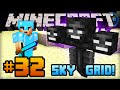 Minecraft SKY GRID - Episode #32 w/ Ali-A! - "WITHER BOSS FINAL FIGHT!"