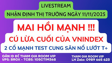Chứng khoán hôm nay | Nhận định thị trường: VNINDEX MAI HỒI MẠNH?, TOP SIÊU CỔ SẮP NỔ MẠNH
