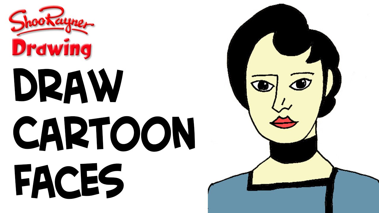 How to draw cartoon Faces - YouTube