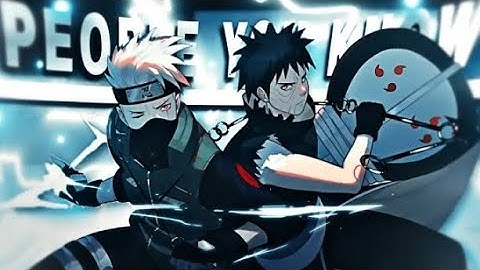 People You ou Know - Kakashi Vs obito [ Amv / Edit ] Alight motion Free Preset.